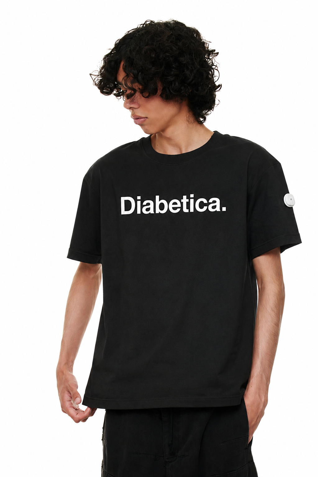diabetica. t-shirt black — фото 4